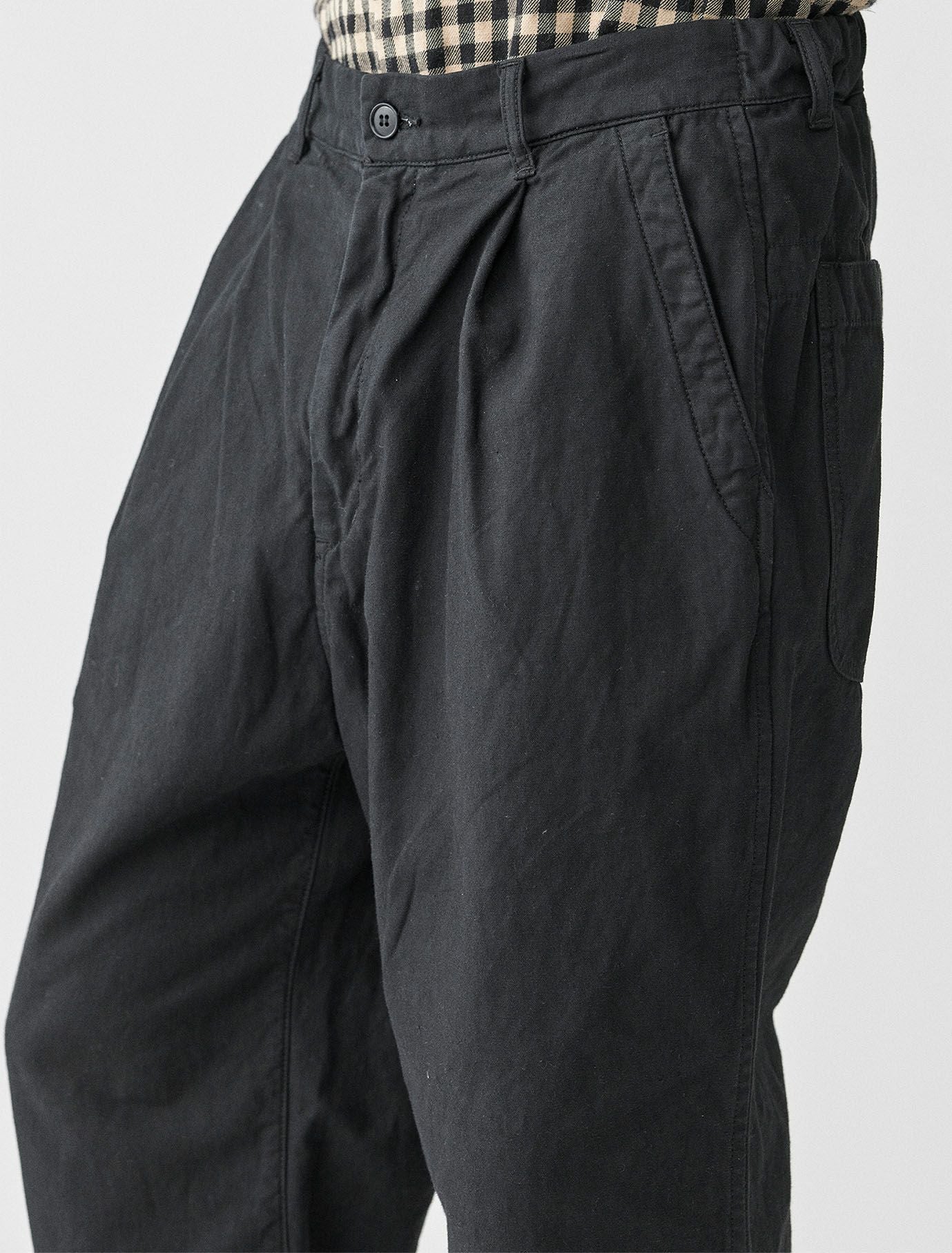 SALE】 CO/LI バックサテン ワンタックワイドパンツ | サージュデクレ