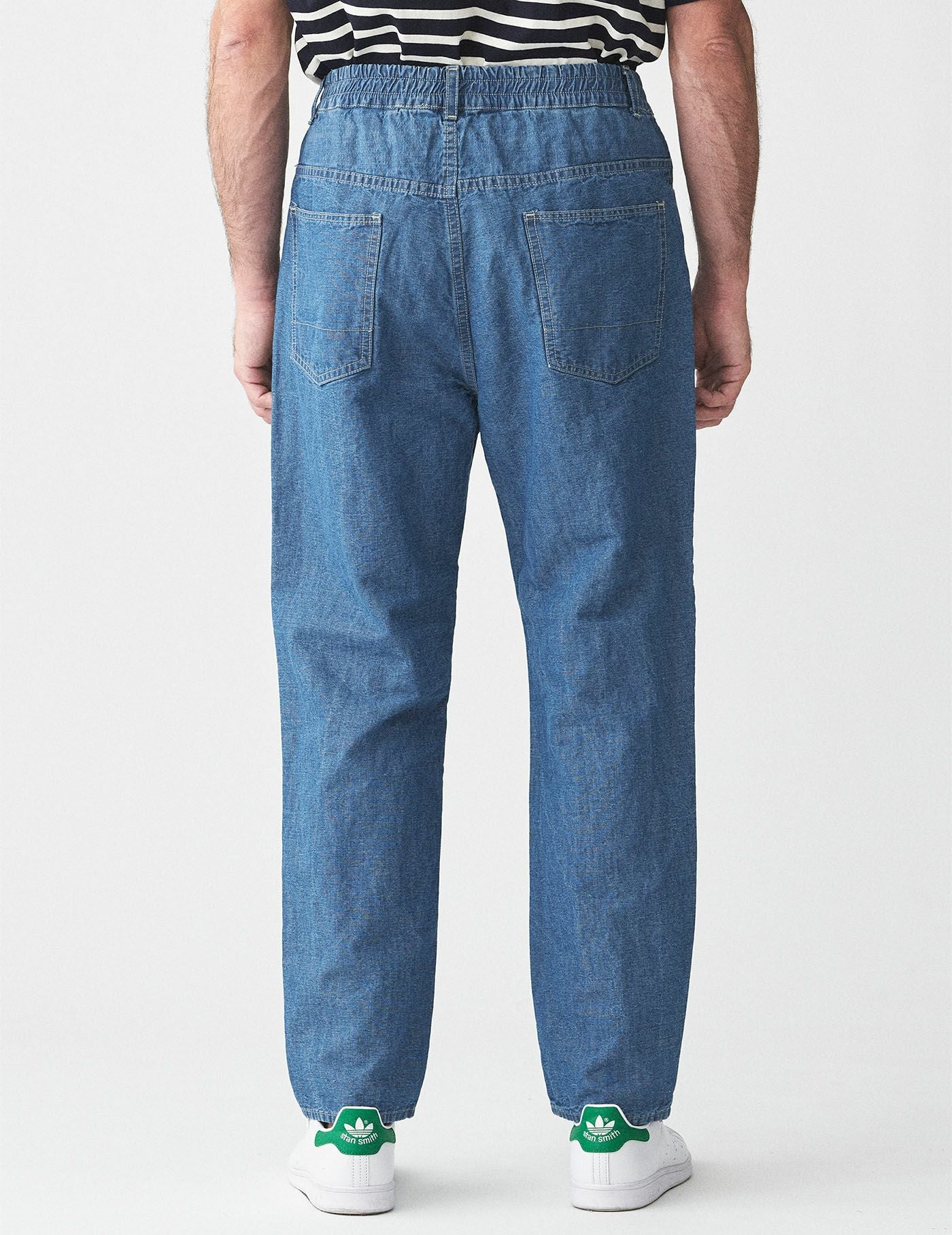 SALE】 9oz CO/LIキャンバスデニム ペグトップ5ポケットパンツ