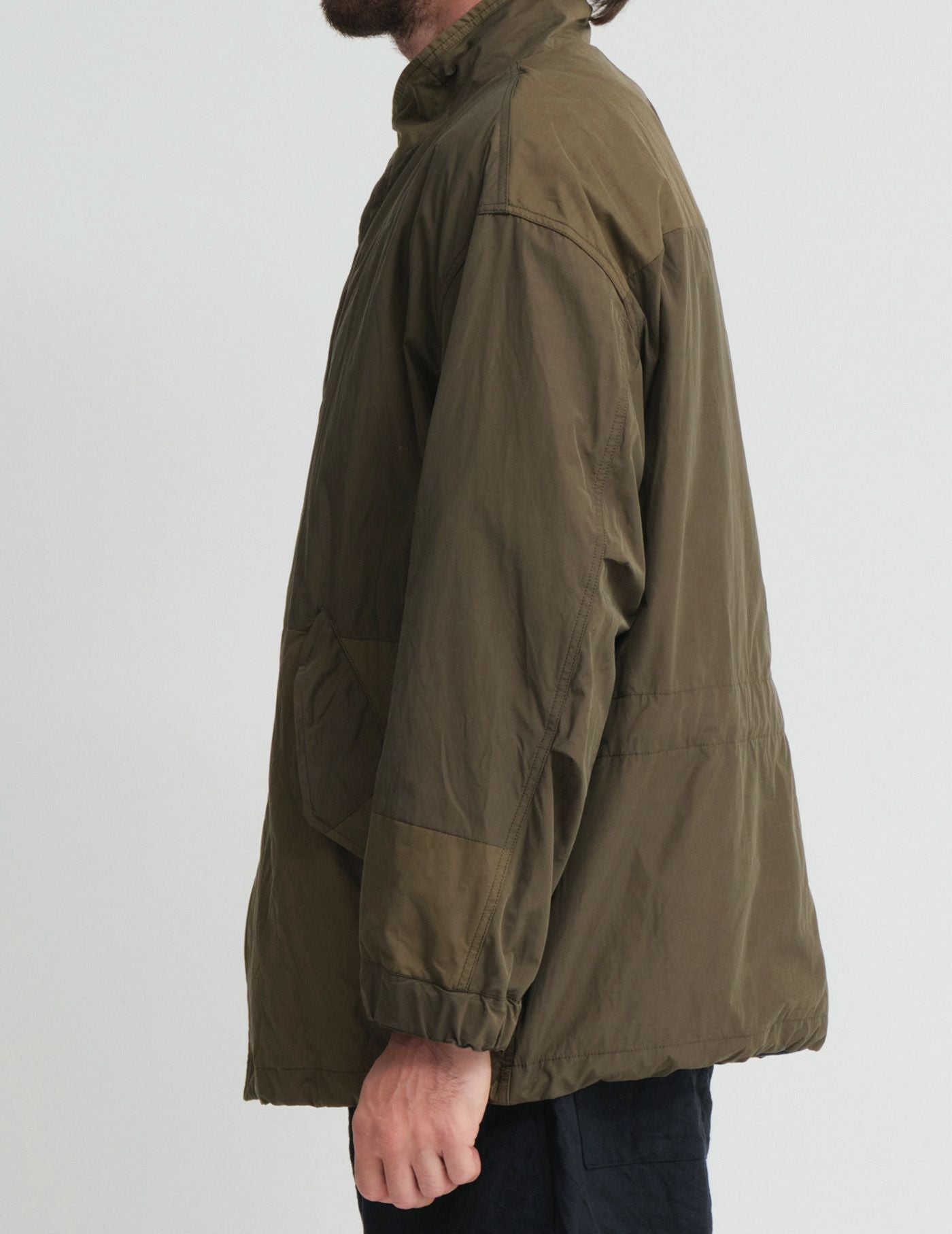 W POINT】【SALE】NY/COタイプライターパッチワークミリタリー