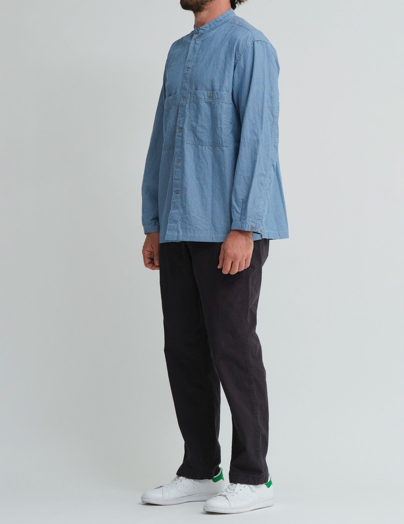 SALE】CO/LIシャンブレースタンドカラーシャツ | (パドカレ)公式