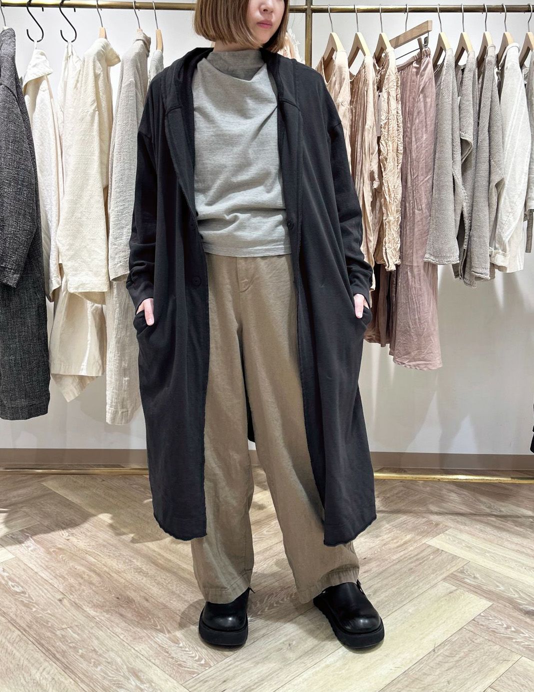 53 チャコール/36size：スタッフ160㎝