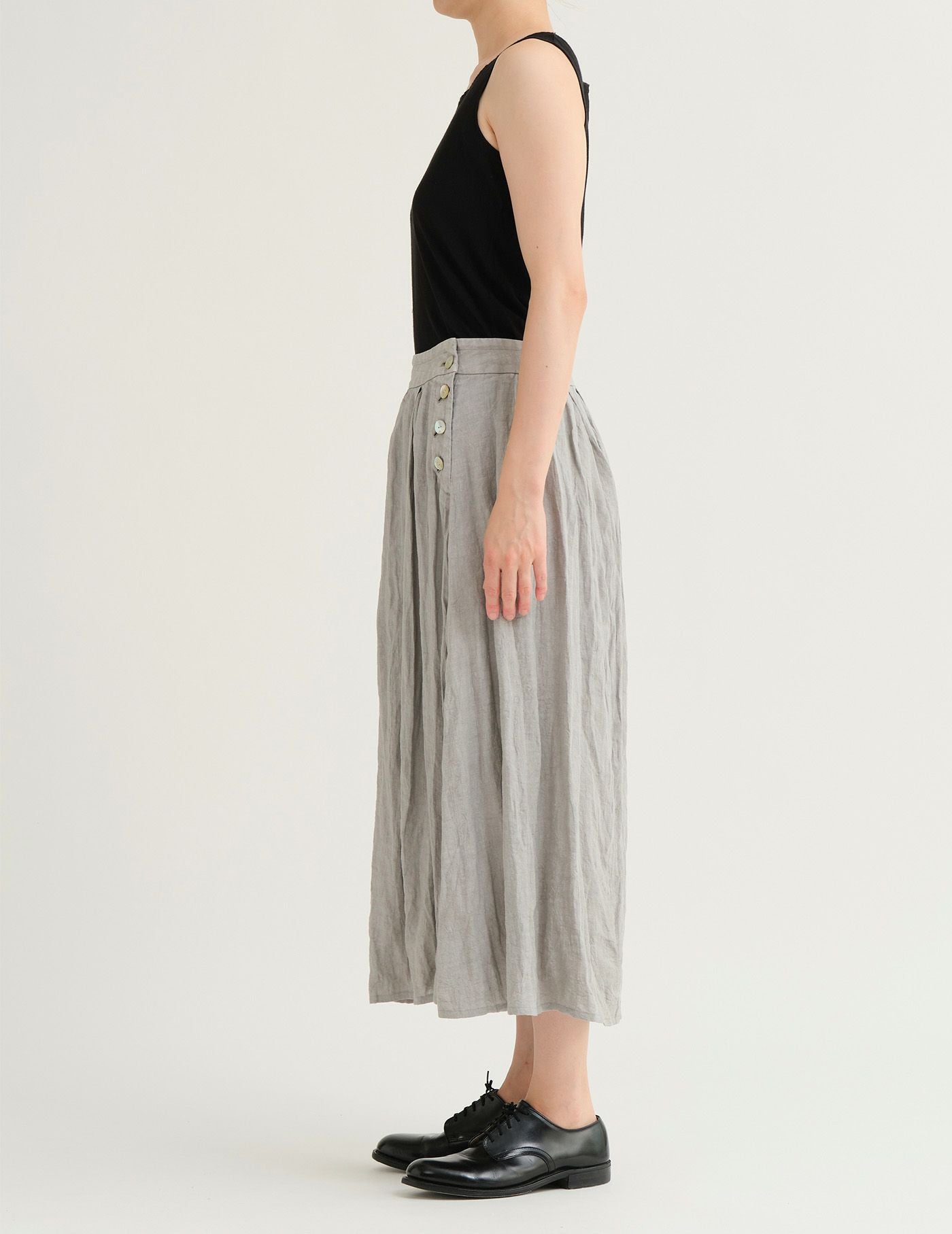 SALE】フレンチリネンノンシルワッシャー スカート | (パドカレ)公式