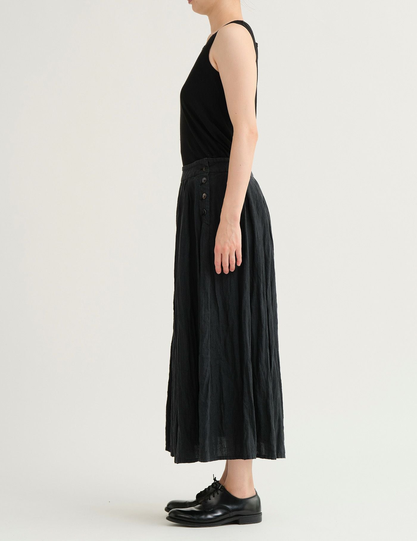 SALE】フレンチリネンノンシルワッシャー スカート | (パドカレ)公式