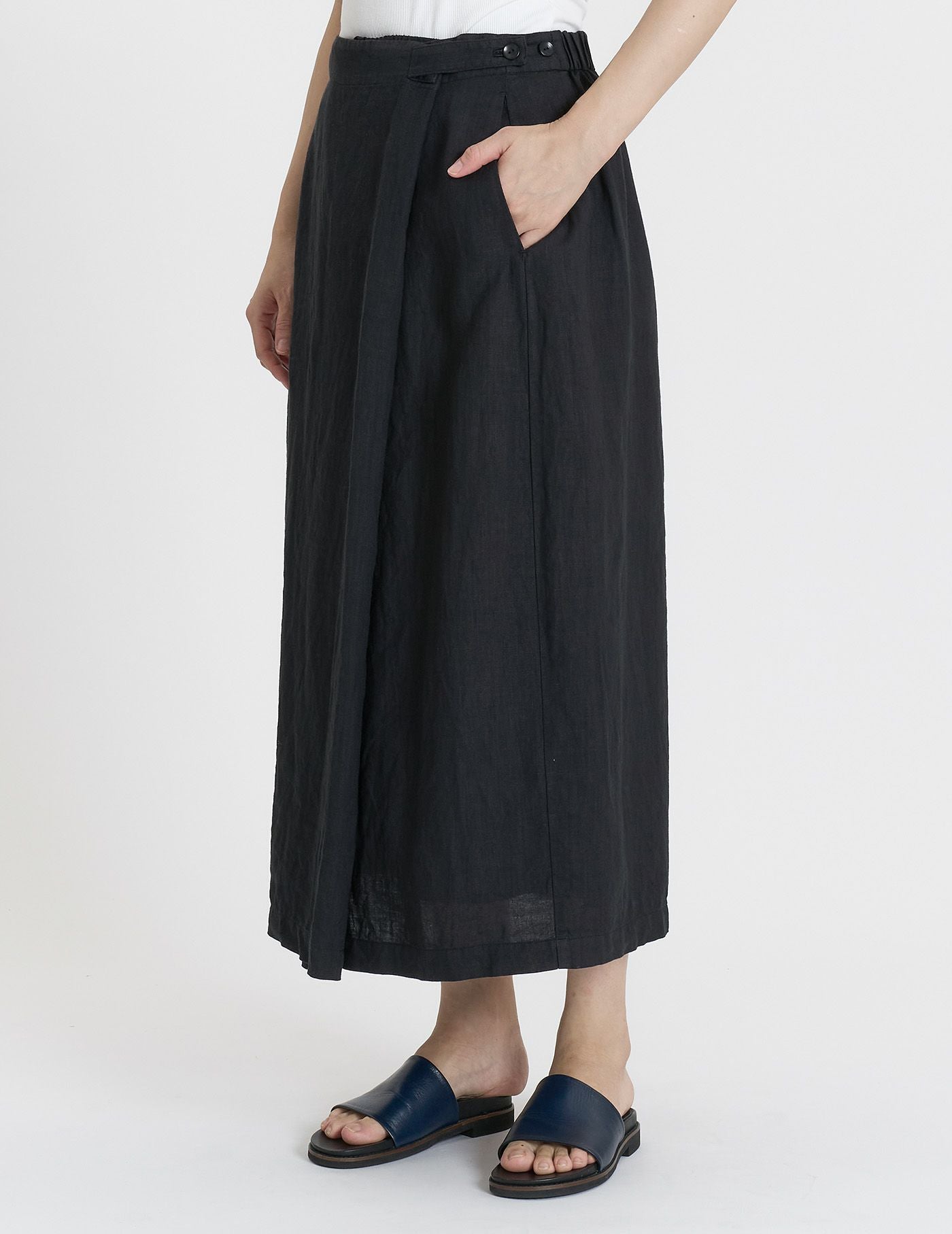 SALE】テンセルリネンハケメ スカート | (パドカレ)公式オンラインストア