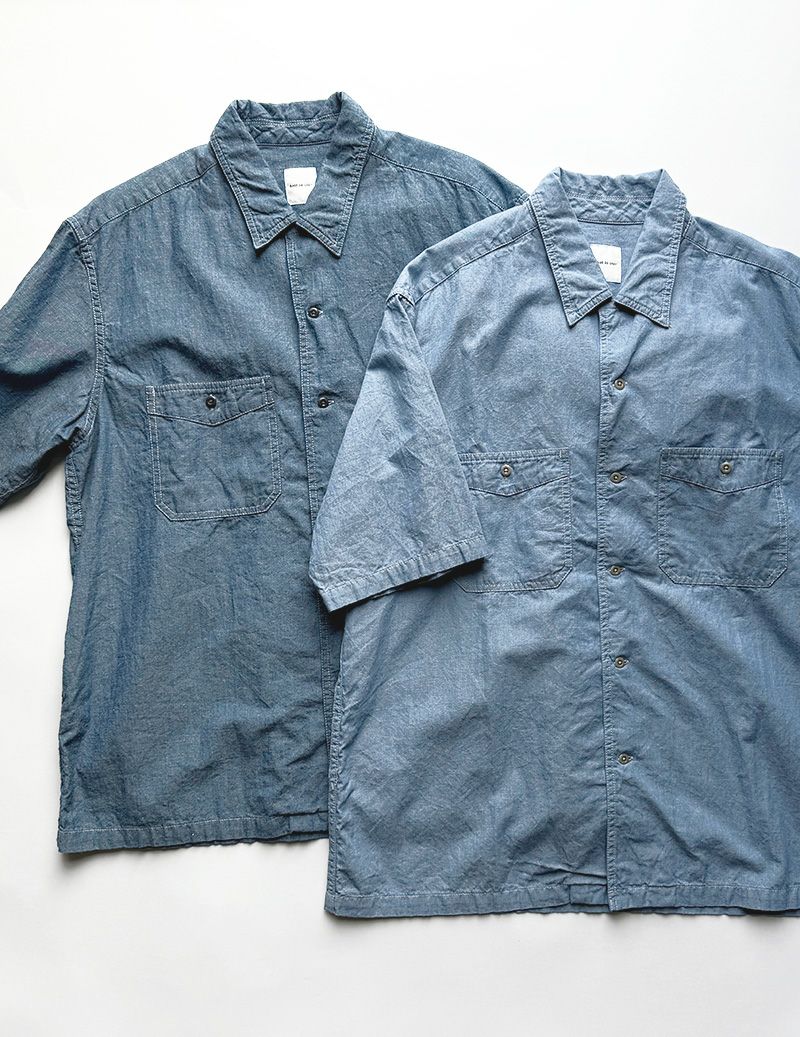 SALE】CO/LIシャンブレー半袖オープンカラーシャツ | (パドカレ)公式