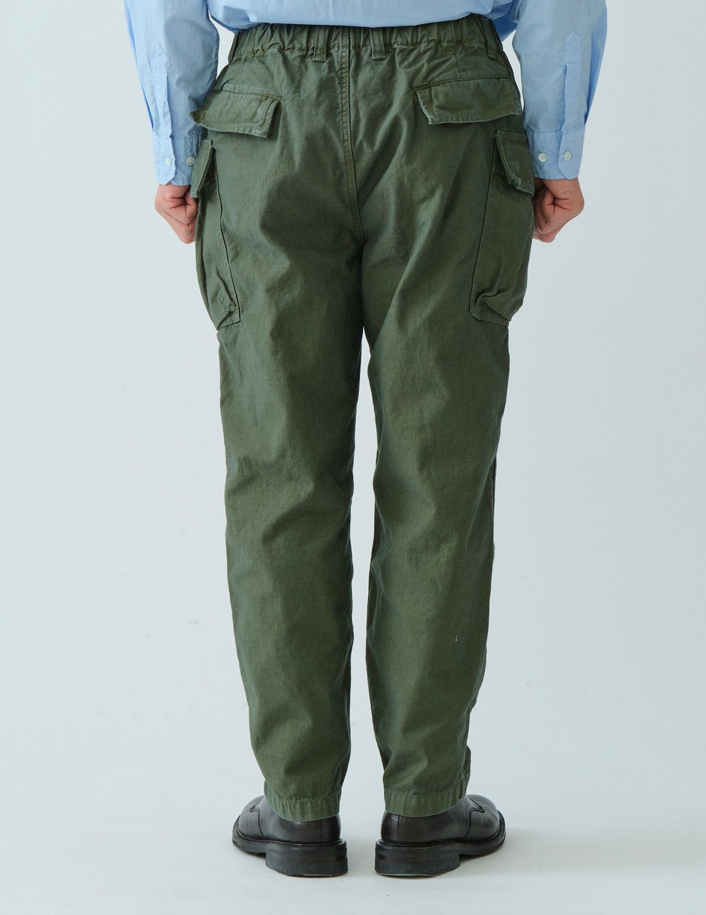 W POINT】【SALE】CO/LIバックサテンペグトップワンタックカーゴパンツ