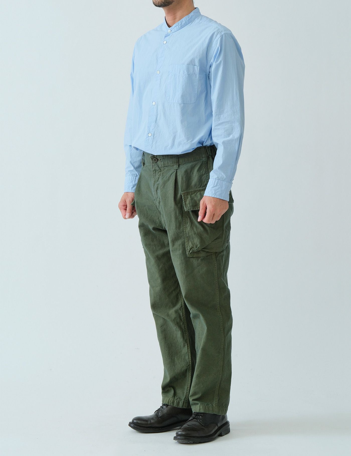W POINT】【SALE】CO/LIバックサテンペグトップワンタックカーゴパンツ
