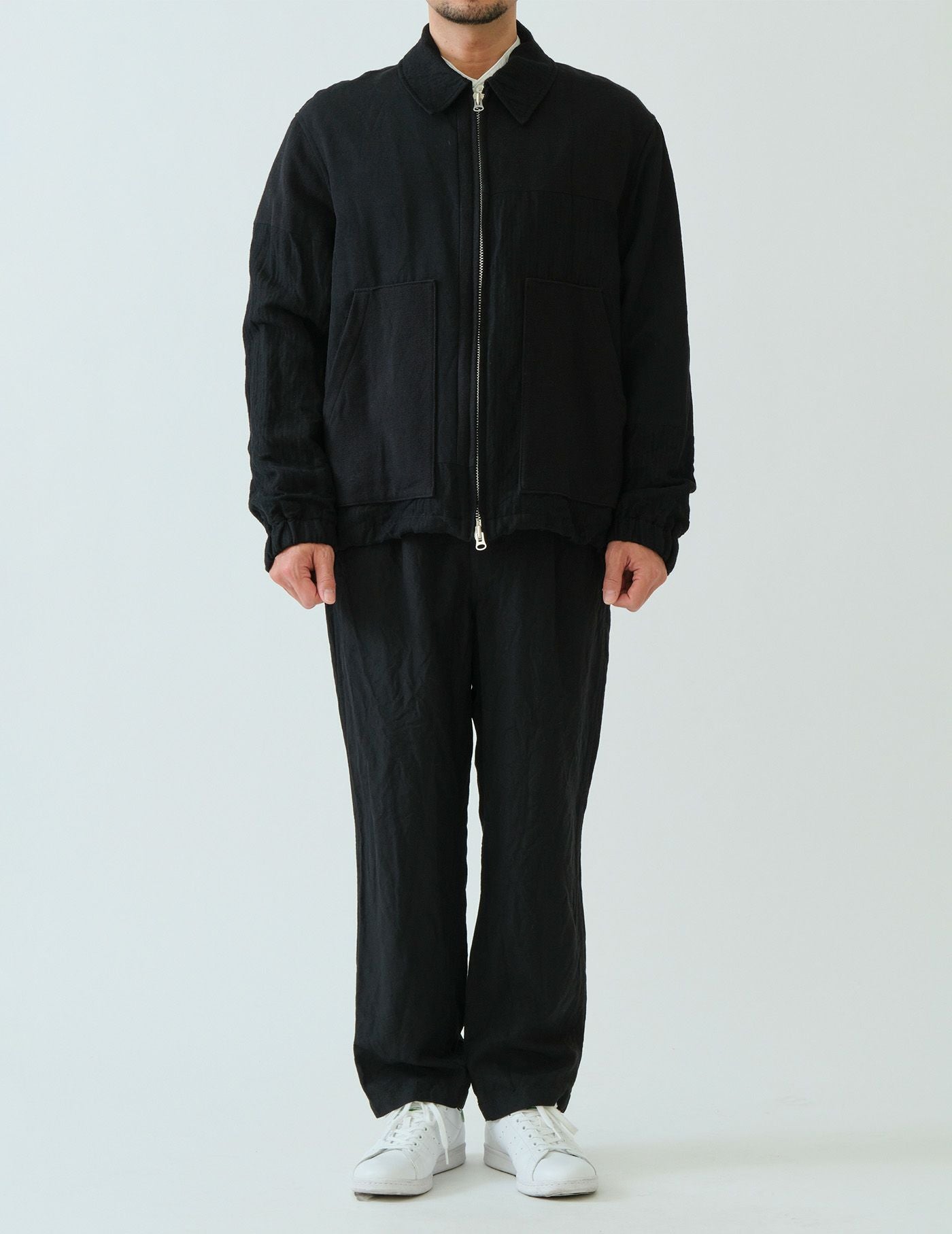 SALE】 マルチファブリックパッチワークZIP UPショートジャケット