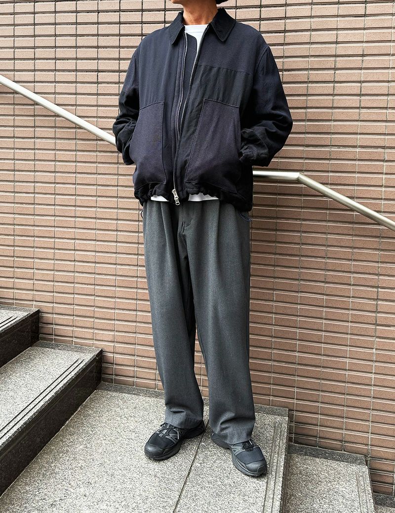 SALE】 マルチファブリックパッチワークZIP UPショートジャケット