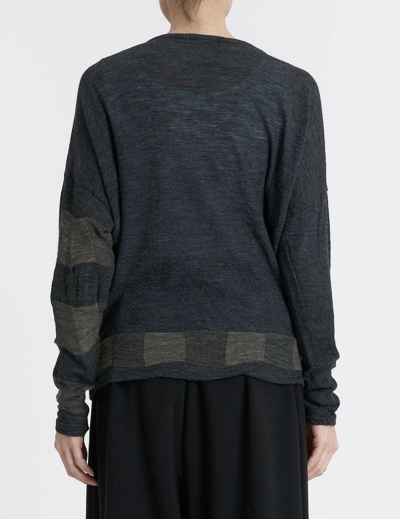 64 チャコール×ベージュ