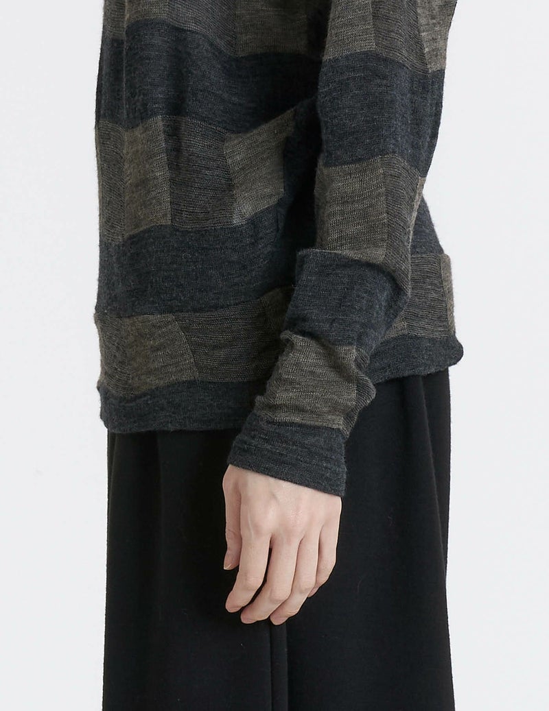 64 チャコール×ベージュ