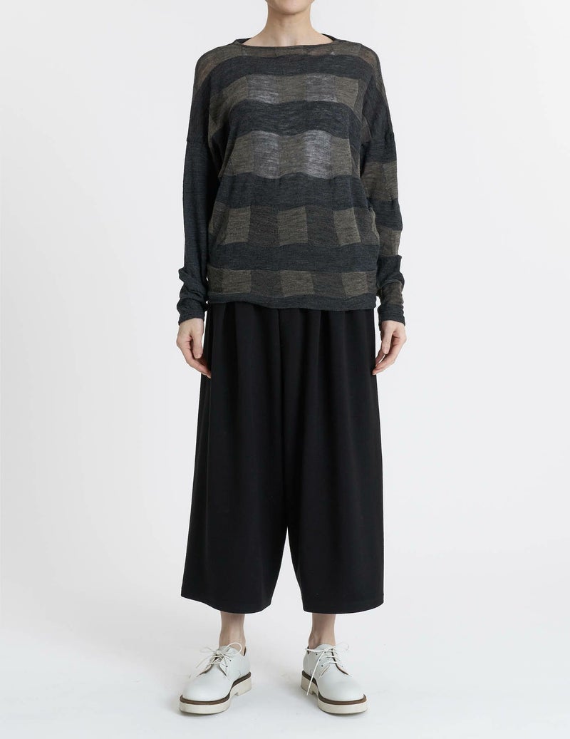 64 チャコール×ベージュ