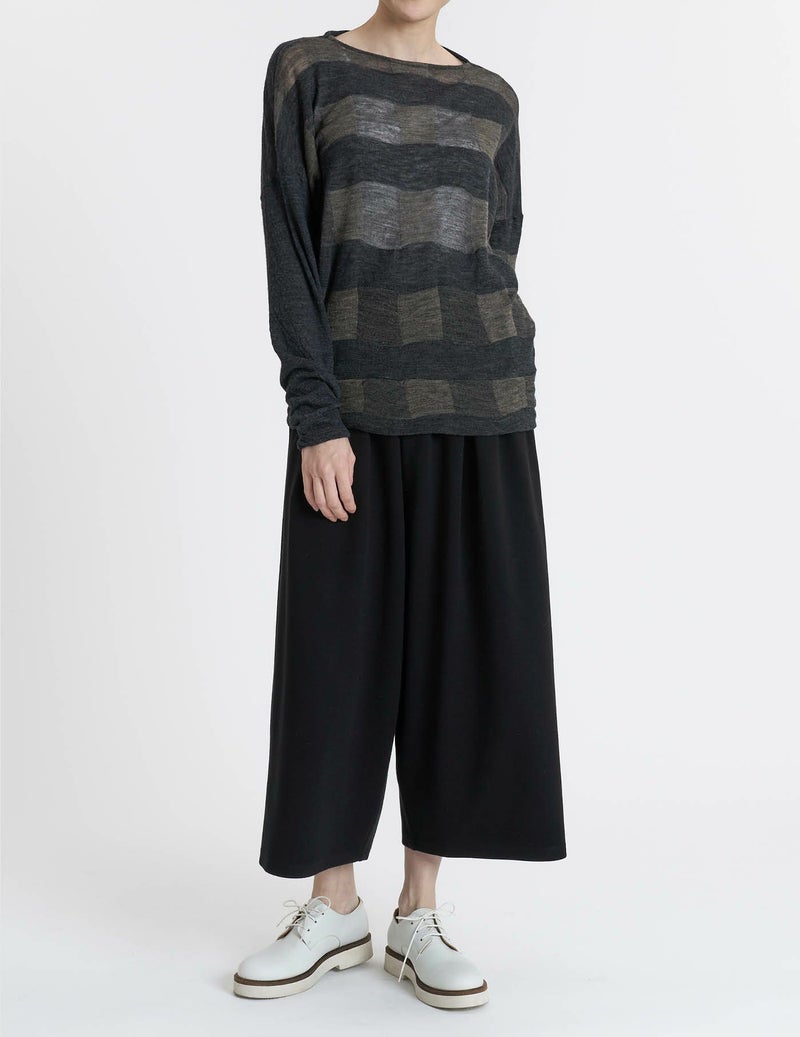 64 チャコール×ベージュ