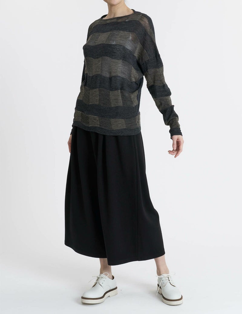 64 チャコール×ベージュ