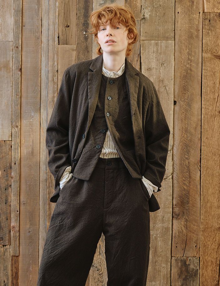 44 カーキ/36size：モデル170㎝