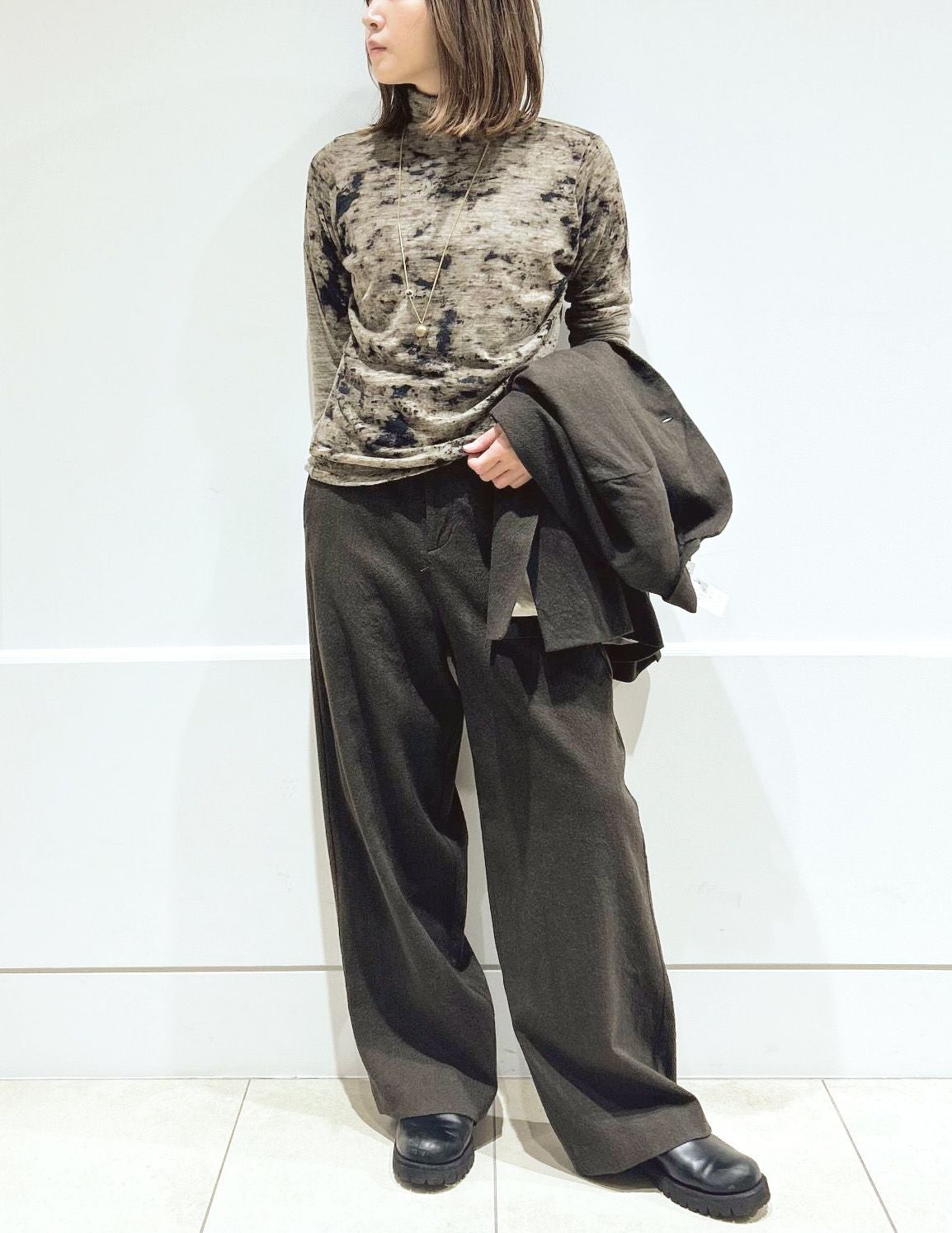 44 カーキ/36size：スタッフ160㎝