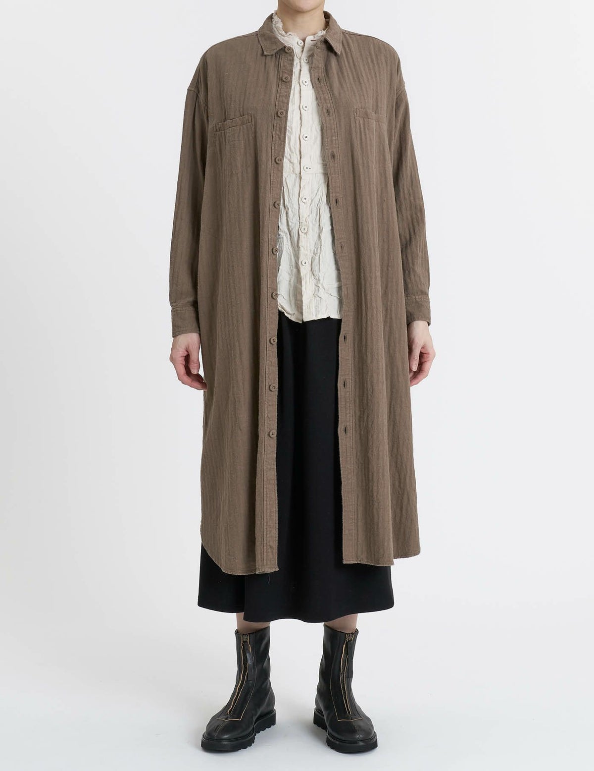 67 グレージュ/36(M)：モデル 169cm