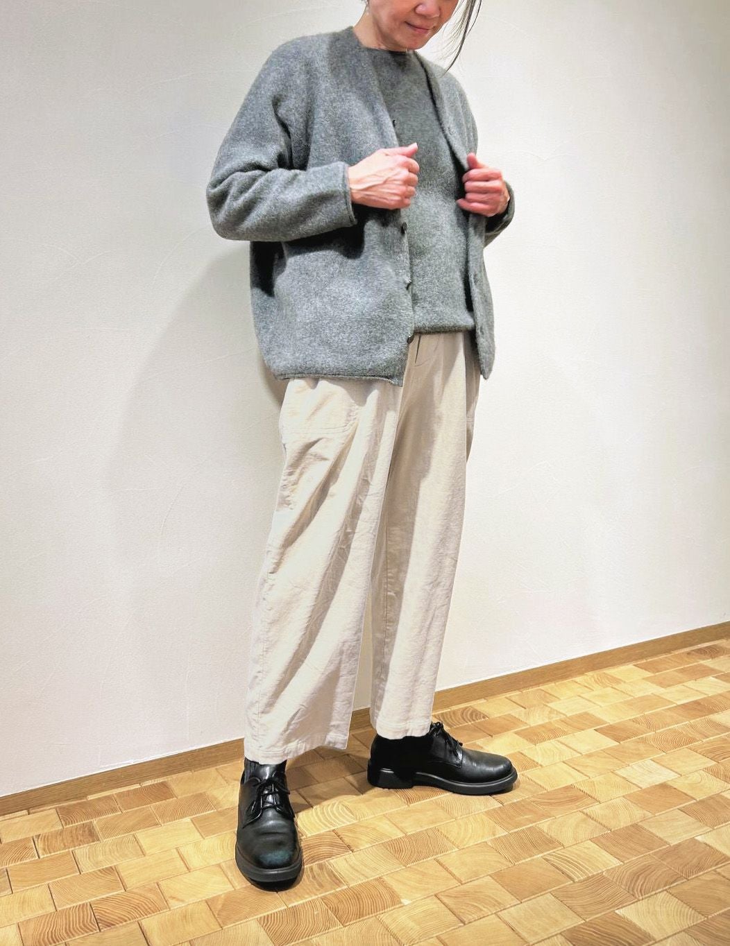 04 アイボリー/36size：スタッフ165㎝