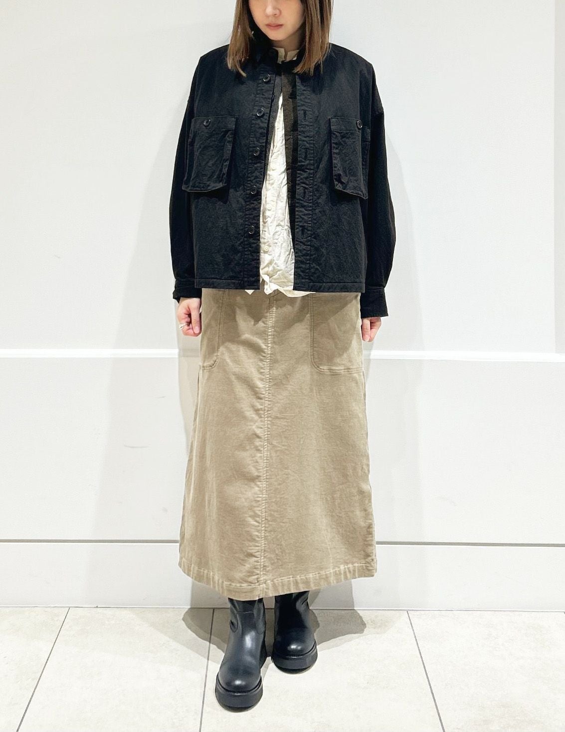 90 ブラック/36size：スタッフ160㎝