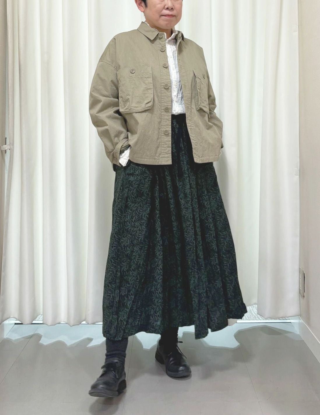 64 ベージュ/34size：スタッフ154㎝