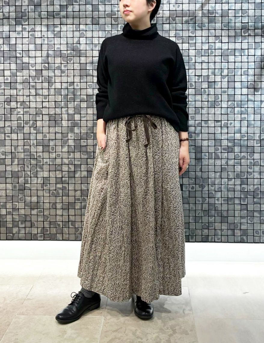 【パドカレ】泥染シルクスカート pas de calais パドカレ シルクスカート 38 ピンク レイヤード - メルカリ