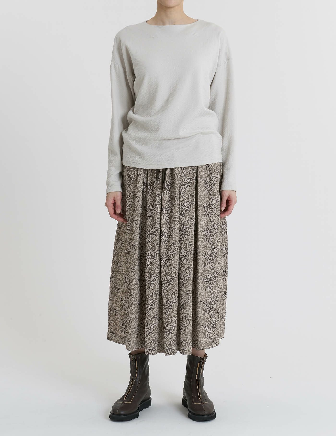 【pas de calais】コットンWフェイス ワイドプルオーバー✴︎カーキ pas de calais｜コットンWフェイス ワイドプルオーバー | Rakuten
