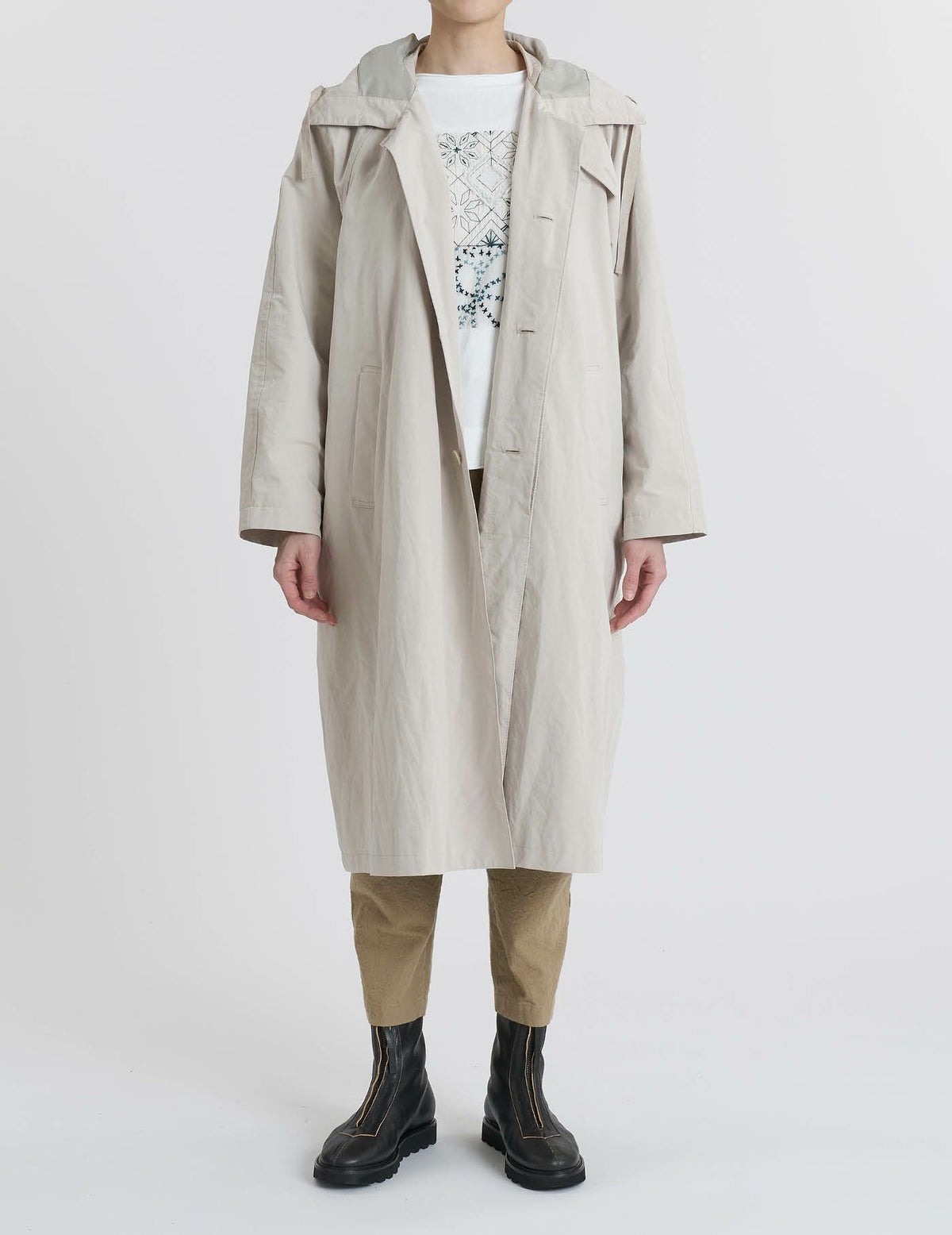 04 アイボリー/36size：モデル169㎝