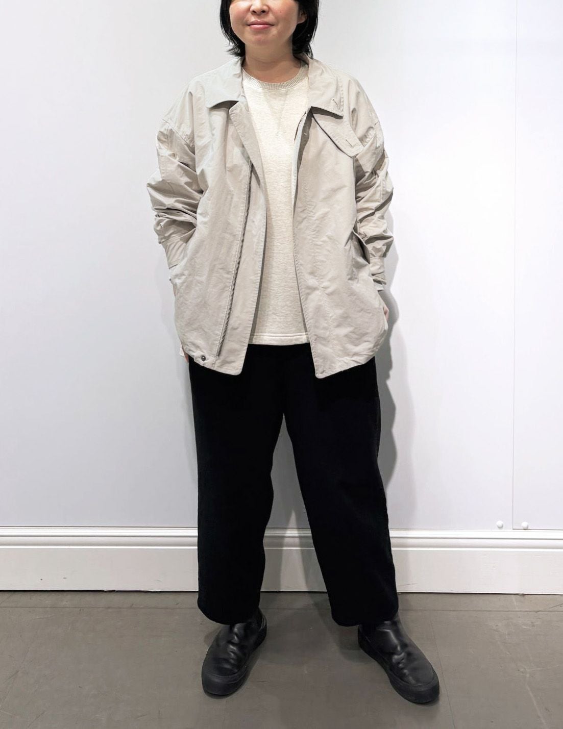 04 アイボリー/36size：スタッフ154㎝