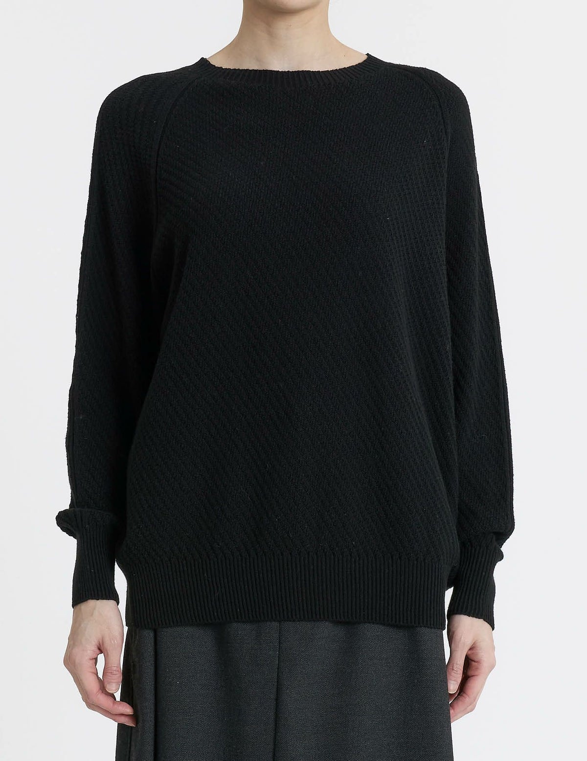 90 ブラック/36size：モデル169㎝