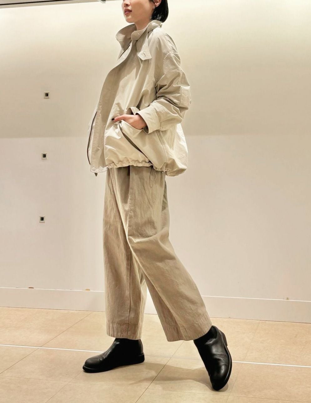 64 ベージュ/36size：スタッフ160㎝