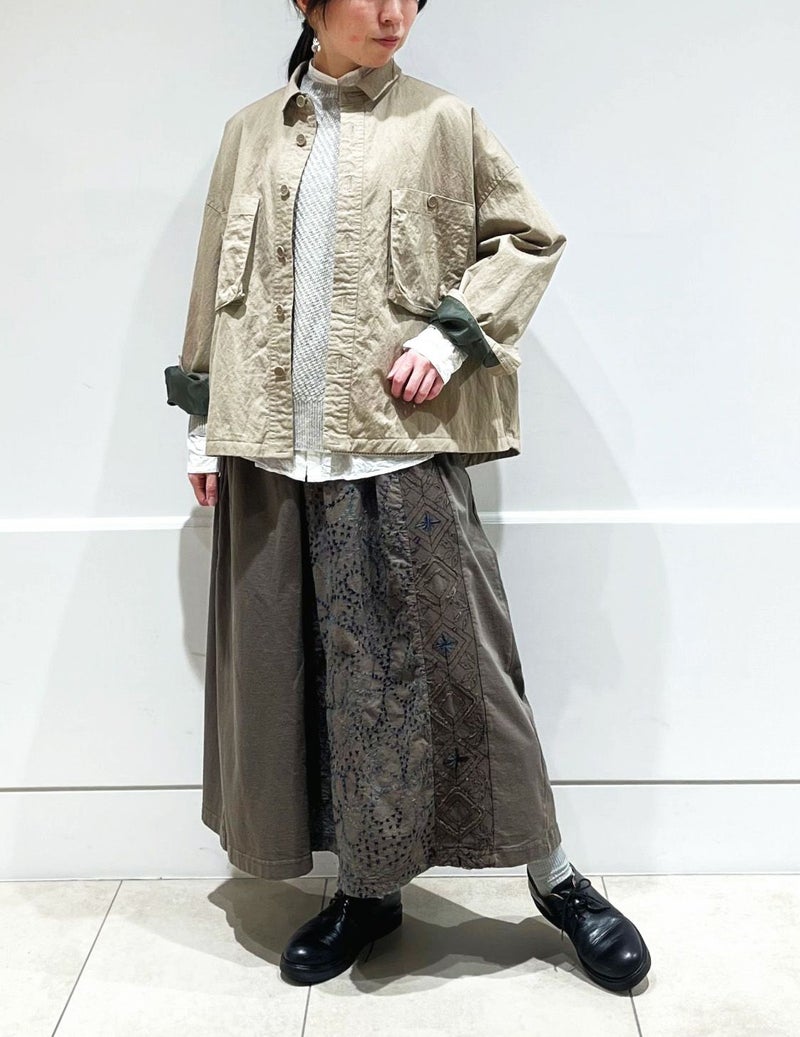 44 カーキ/36size：スタッフ158㎝