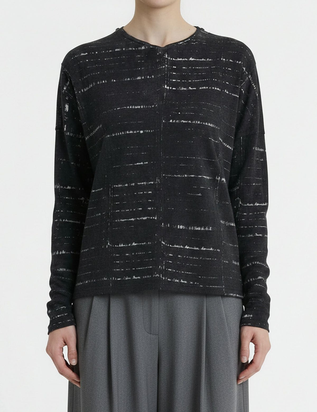 90 トップグレー×ブラックｐｔ/36(M)size：モデル 169cm