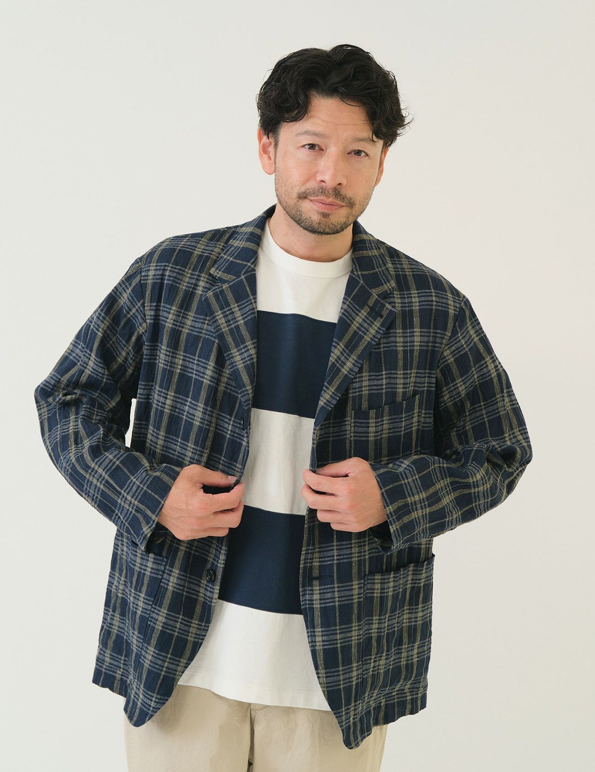 20 ネイビー　Msize：モデル180㎝