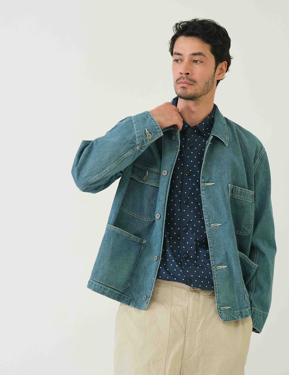 11ozデニムショートカバーオールジャケット | (パドカレ)公式