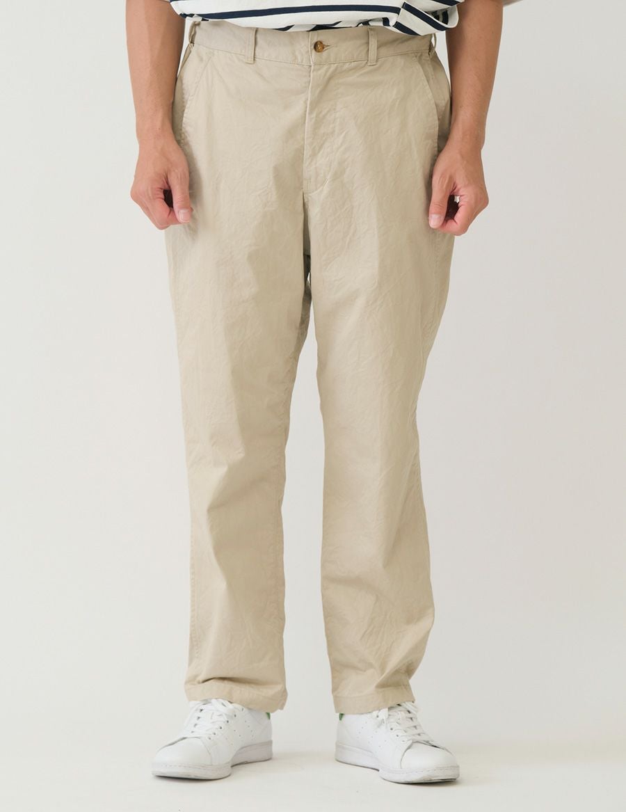 ＋10%POINT】COチノクロスキャッチワッシャーペグトップパンツ