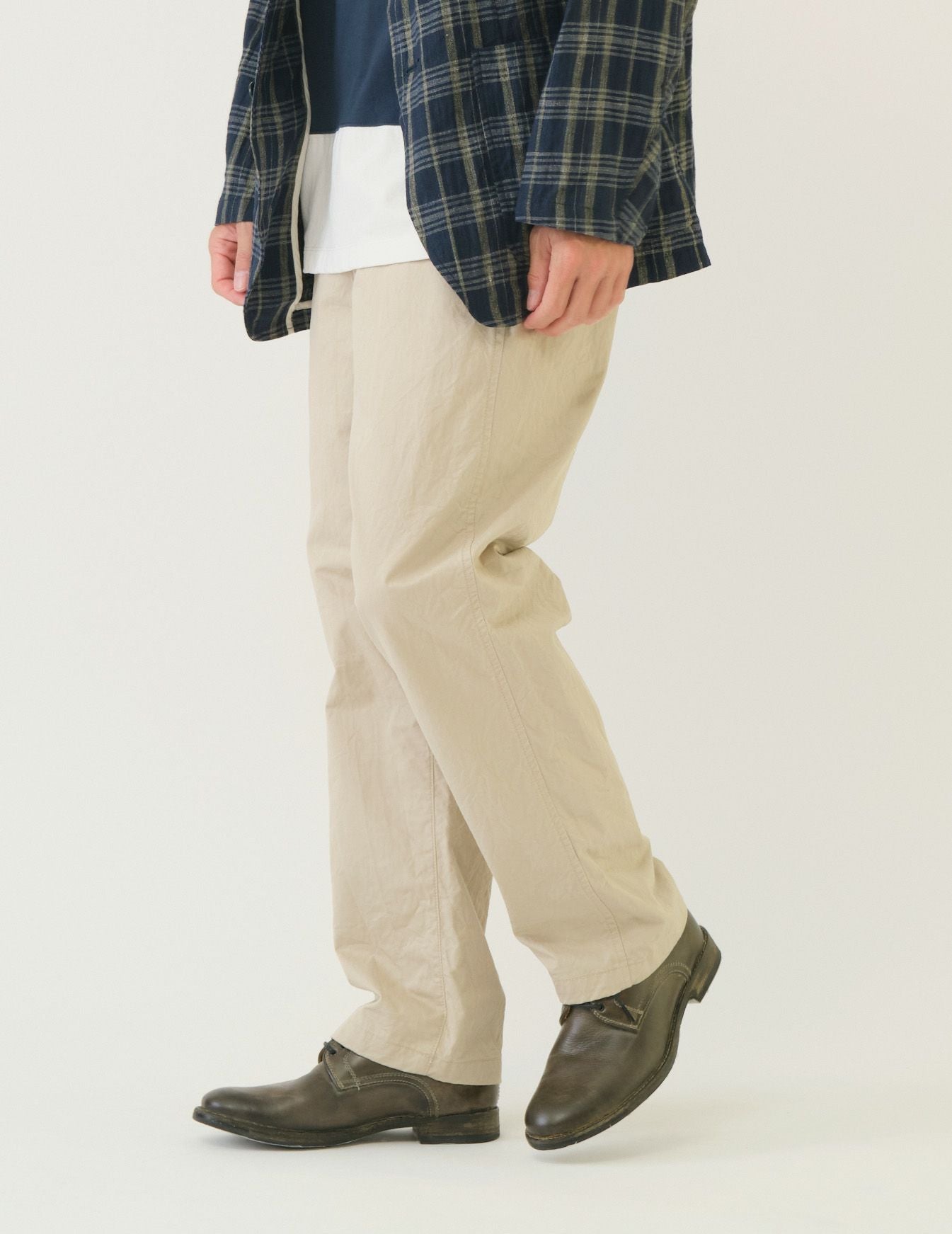 ＋10%POINT】COチノクロスキャッチワッシャーペグトップパンツ