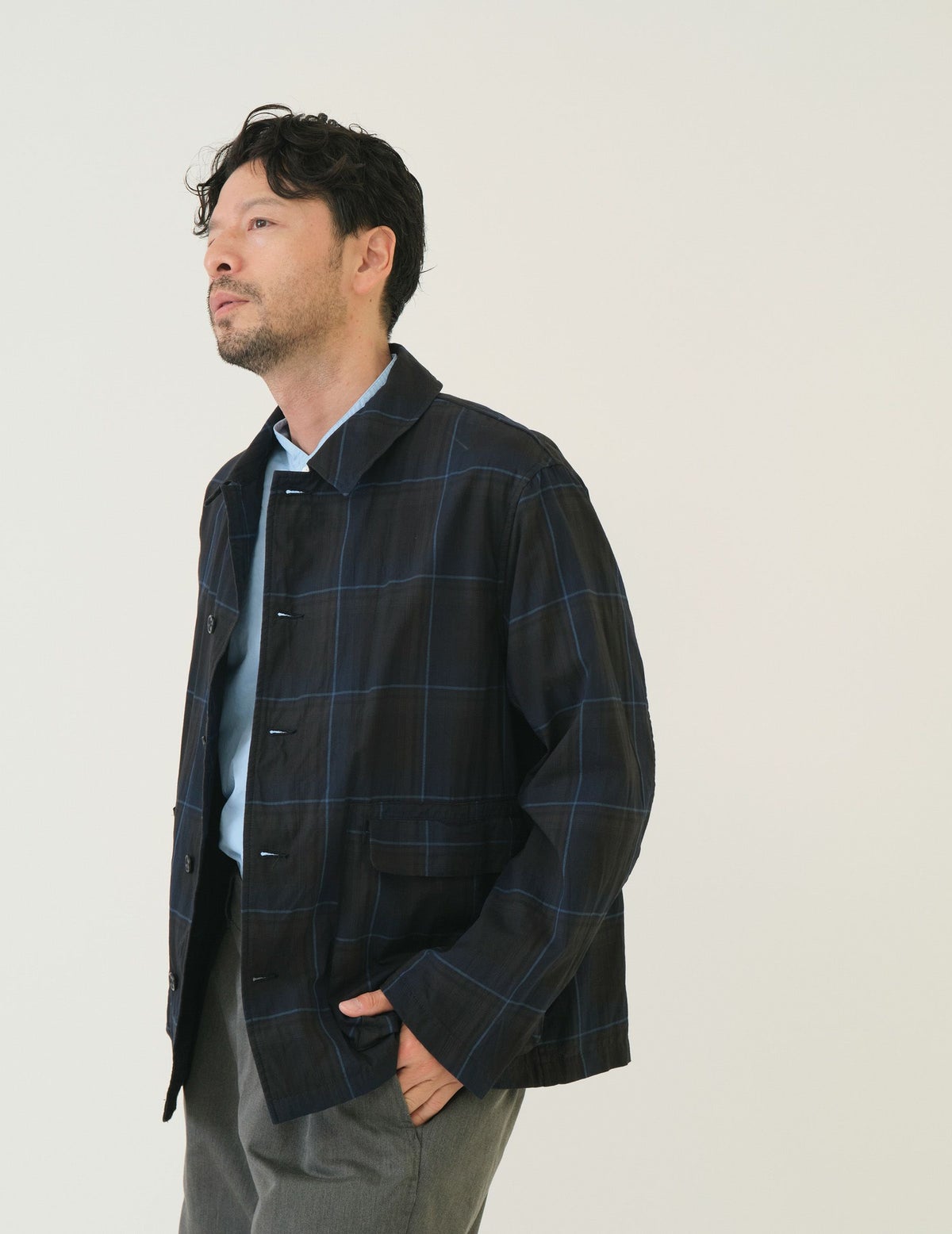 20 ネイビー　Msize：モデル180㎝