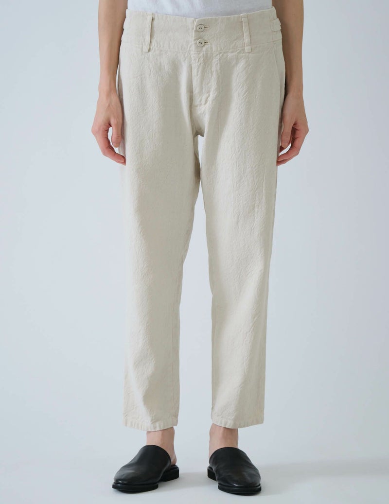リネンコットンツイル パンツ