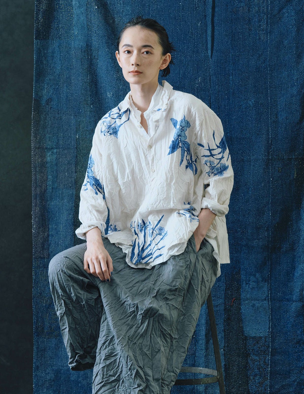 04 アイボリー/36(M)size：モデル172㎝