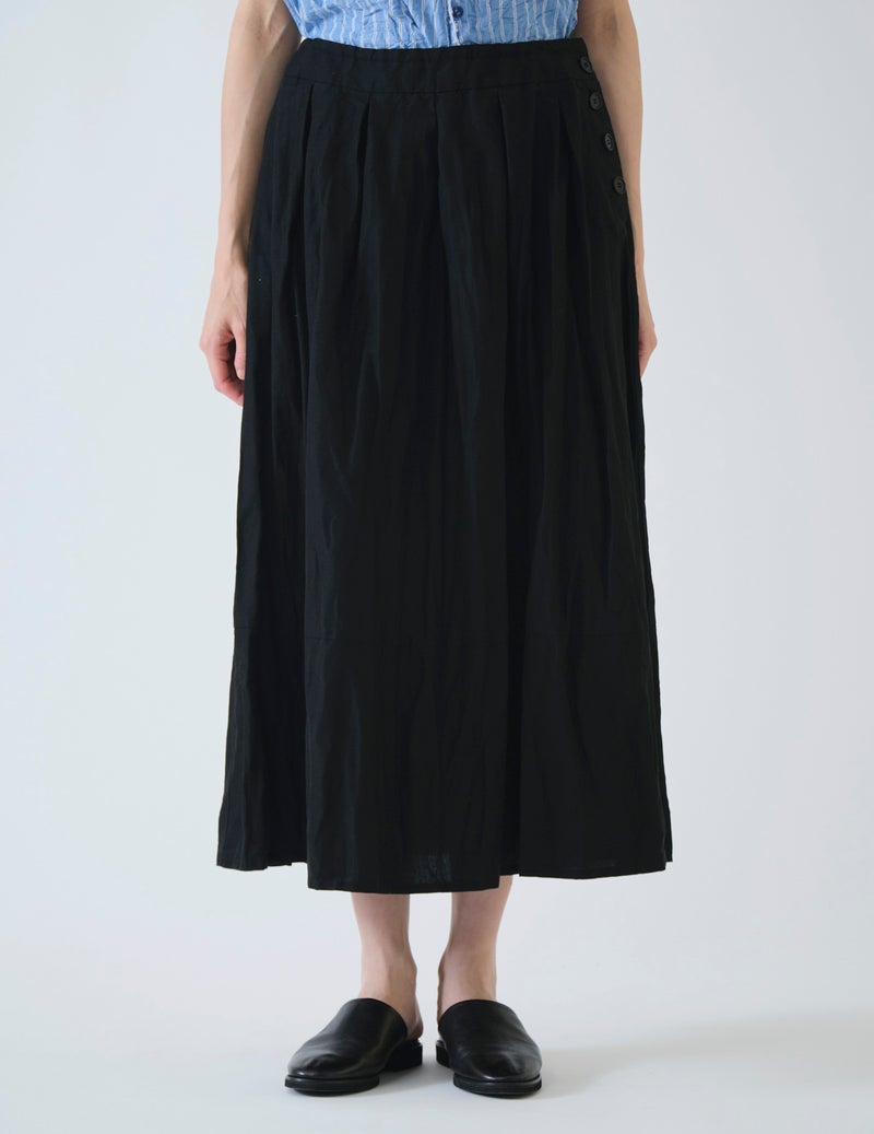 リネンコットン高密度 スカート