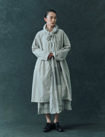 pas de calais(パドカレ) ウールフードカラーコート 38 pas de calais 
