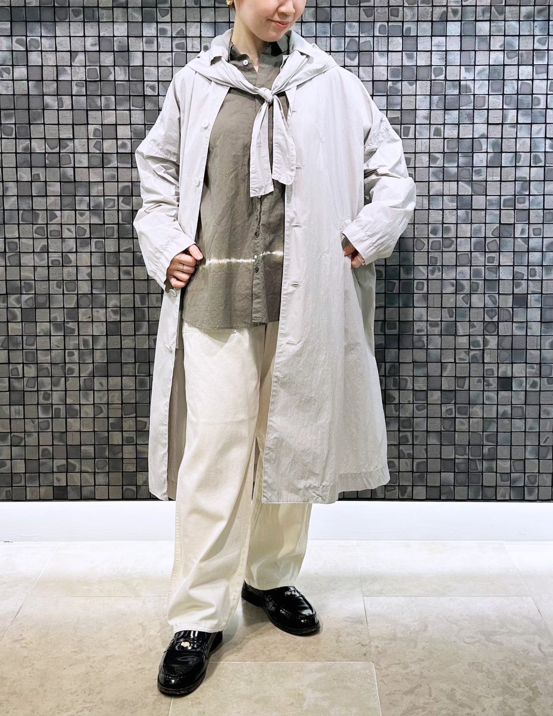 04 アイボリー/36size：スタッフ160㎝