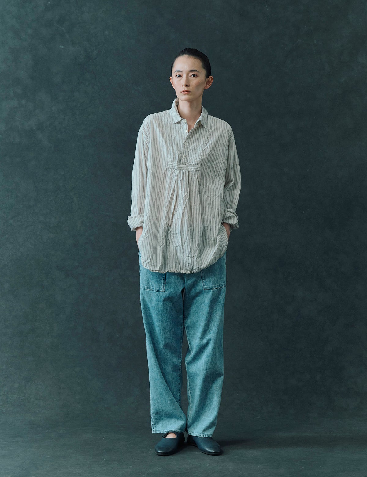 04 アイボリー/36(M)size：モデル172㎝