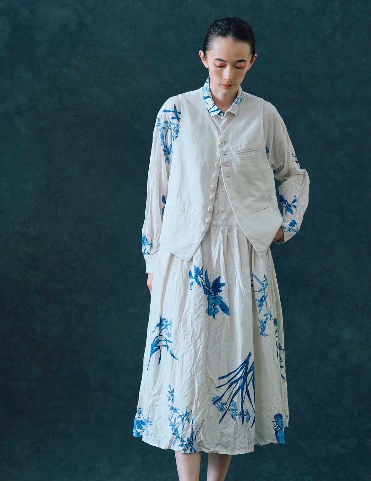 04 アイボリー/36(M)size：モデル172㎝