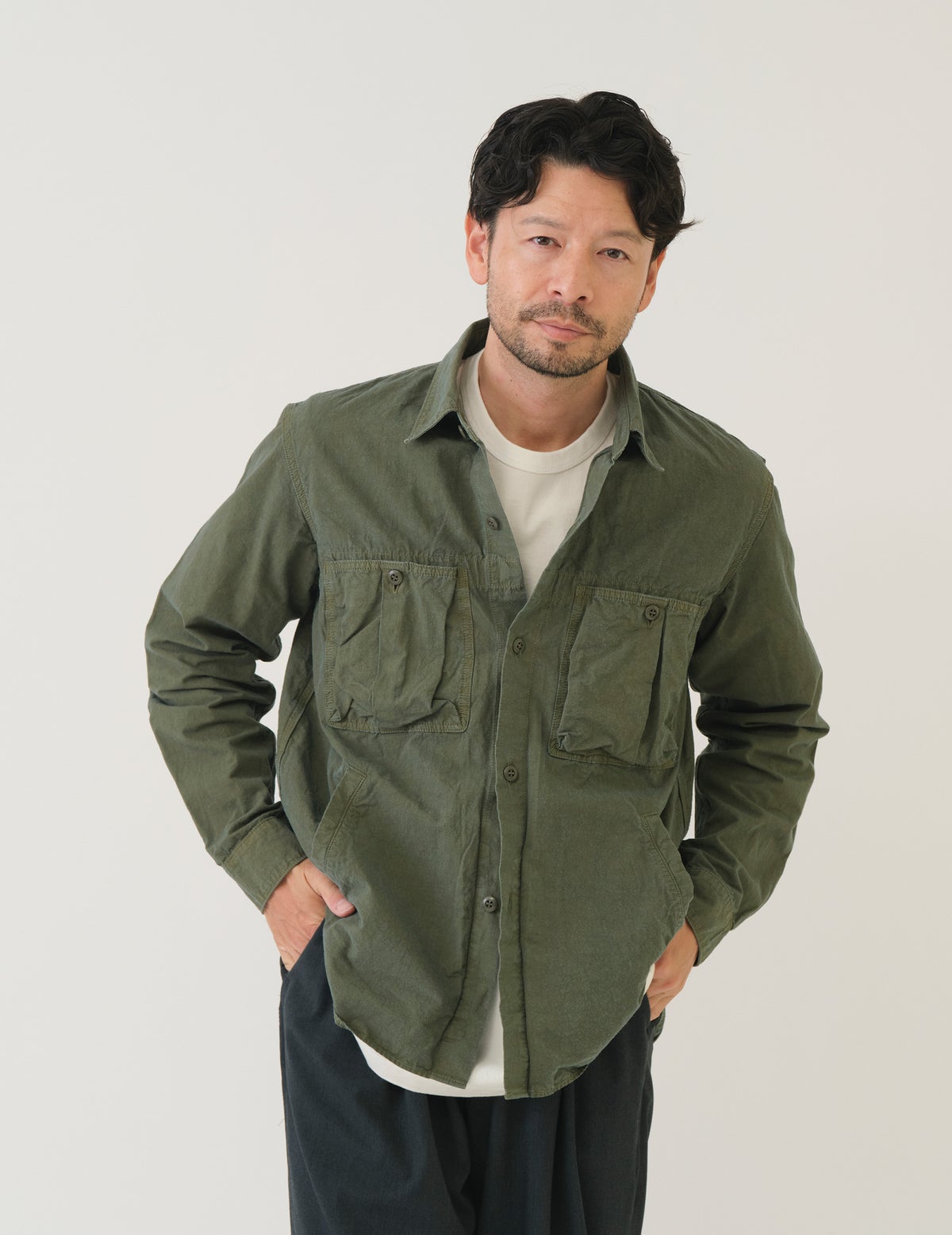 42 オリーブ　Msize：モデル180㎝