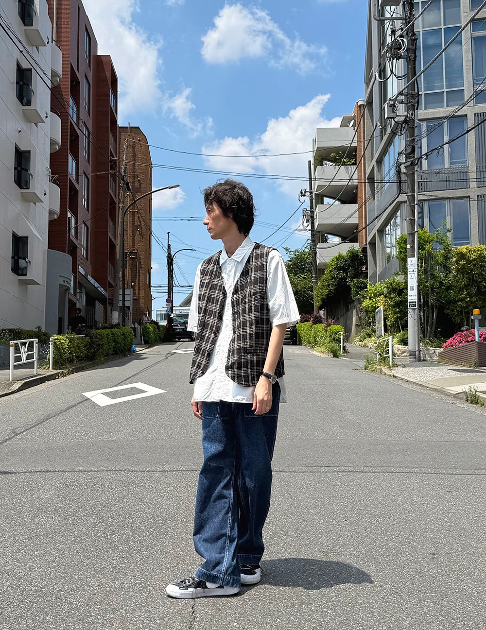 02 オフホワイト　Msize：スタッフ180㎝
