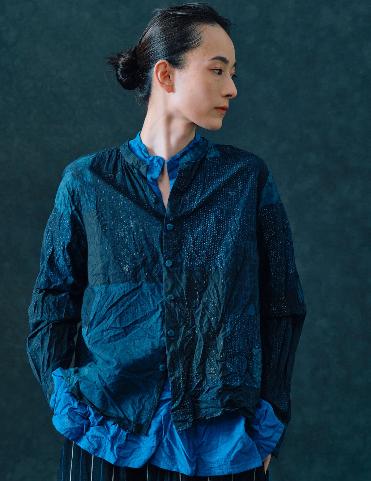 20 ネイビー/36(M)size：モデル172㎝