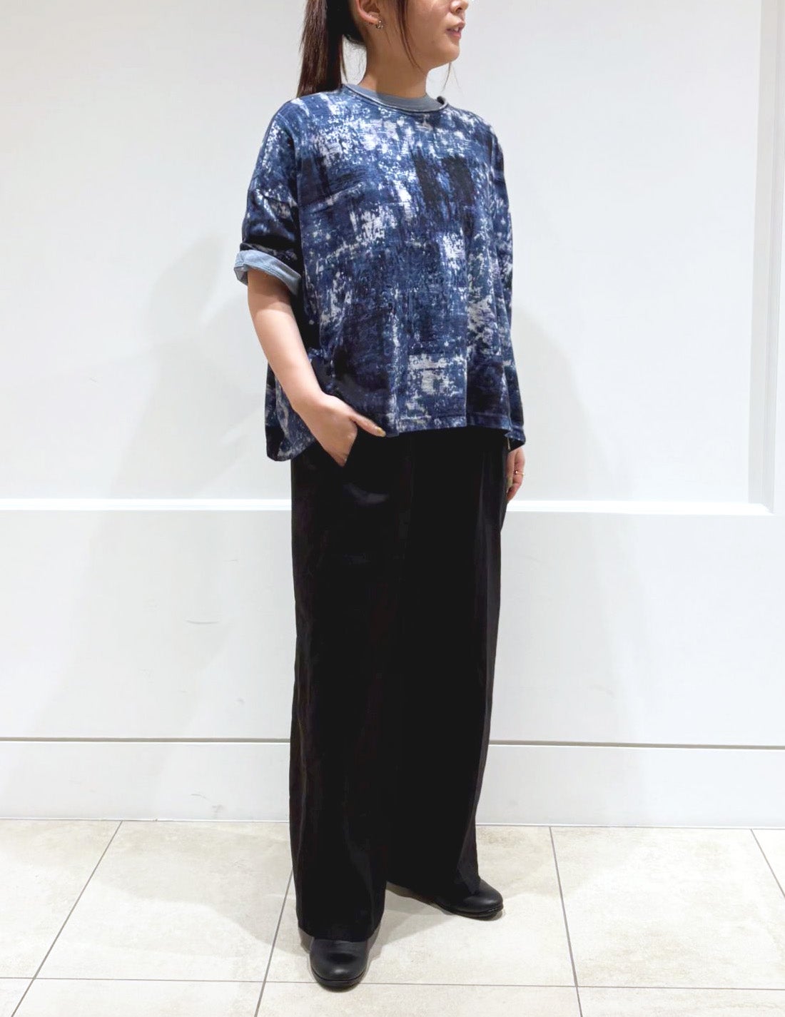 20 ネイビー/36size：スタッフ158㎝