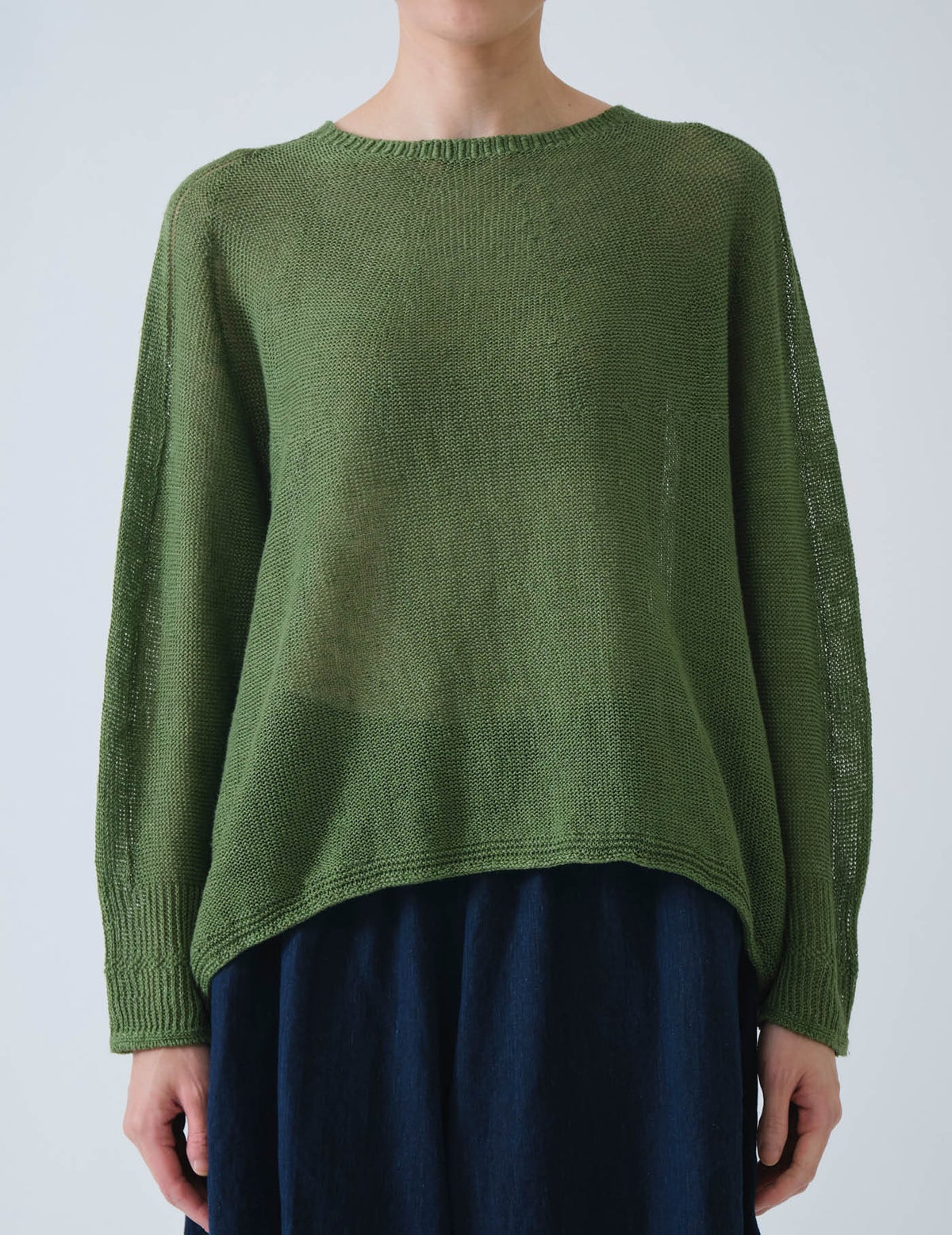 65 グリーン/36(M)size：モデル 169cm