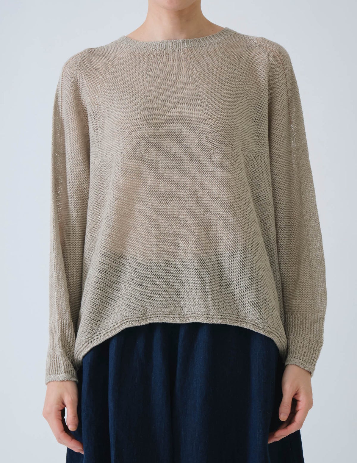 90 ナチュラル/36(M)size：モデル 169cm